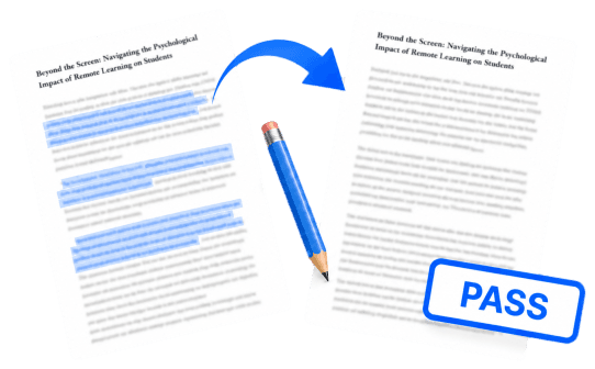 Highlighted academic paper revised into a cleaner passing document